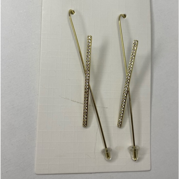 Set of 2 crawler hook Earrings - Picture 5 of 5